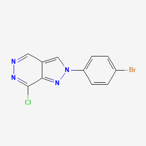 2-(4-Bromophenyl)-7-chloro-2H-pyrazolo[3,4-D]pyridazine