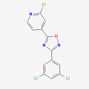 5-(2-Chloropyridin-4-yl)-3-(3,5-dichlorophenyl)-1,2,4-oxadiazole