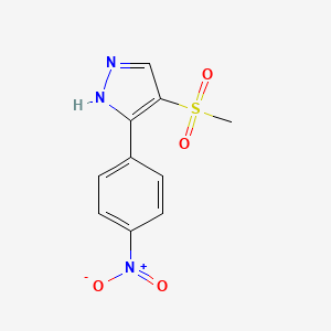 4-(Methylsulfonyl)-3-(4-nitrophenyl)-1H-pyrazole