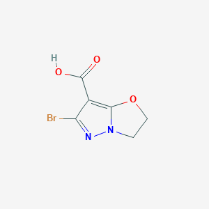 6-Bromo-2,3-dihydropyrazolo[5,1-b]oxazole-7-carboxylic acid