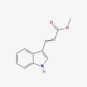 molecular formula C12H11NO2 B1505609 methyl 3-(1H-indol-3-yl)prop-2-enoate 