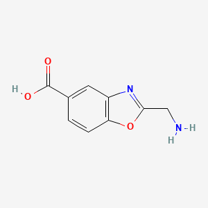 2-(Aminomethyl)benzo[d]oxazole-5-carboxylic acid