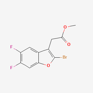 Methyl 2-(2-bromo-5,6-difluorobenzofuran-3-yl)acetate