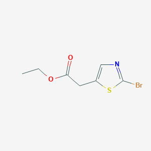 molecular formula C7H8BrNO2S B1505617 2-(2-溴噻唑-5-基)乙酸乙酯 CAS No. 214833-98-4