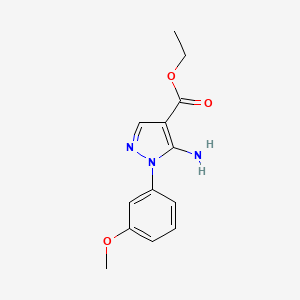 Ethyl 5-amino-1-(3-methoxyphenyl)-1h-pyrazole-4-carboxylate