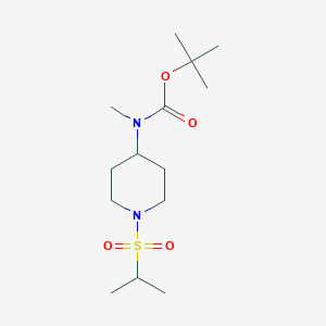 tert-Butyl (1-(isopropylsulfonyl)piperidin-4-yl)(methyl)carbamate