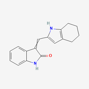molecular formula C17H16N2O B1505620 3-(4,5,6,7-Tetrahydro-1H-indol-2-ylmethylidene)-1H-indol-2-one 