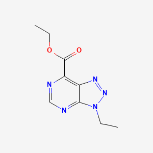 Ethyl 3-ethyl-3H-[1,2,3]triazolo[4,5-D]pyrimidine-7-carboxylate