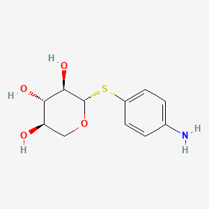 molecular formula C11H15NO4S B1505624 P-Aminophenyl-1-thio-B-D-xylopyranoside 