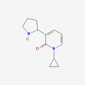 1-Cyclopropyl-3-(pyrrolidin-2-yl)pyridin-2(1H)-one