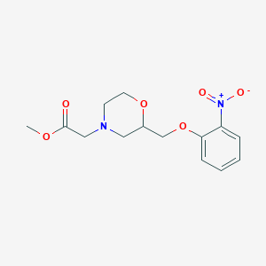 Methyl 2-(2-((2-nitrophenoxy)methyl)morpholino)acetate