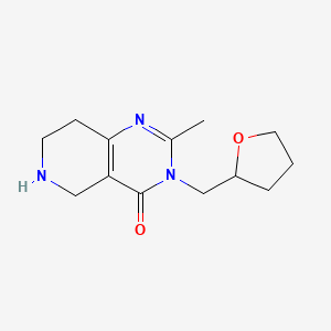 2-Methyl-3-((tetrahydrofuran-2-yl)methyl)-5,6,7,8-tetrahydropyrido[4,3-d]pyrimidin-4(3H)-one