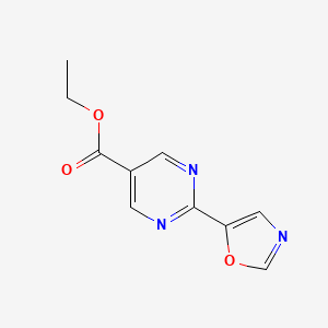 Ethyl 2-(oxazol-5-YL)pyrimidine-5-carboxylate