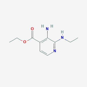 Ethyl 3-amino-2-(ethylamino)isonicotinate