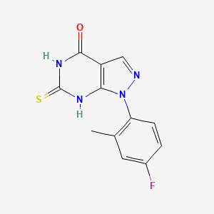 1-(4-Fluoro-2-methylphenyl)-6-mercapto-1H-pyrazolo[3,4-d]pyrimidin-4(5H)-one