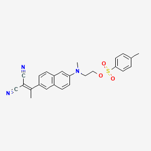 2-(1-(6-[(2-(P-Toluolsulfonyloxy)ethyl)(methyl)amino]-2-naphthyl)ethylidene)malonitrile