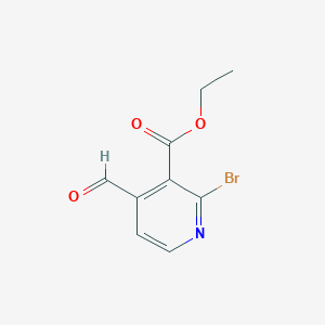 Ethyl 2-bromo-4-formylnicotinate