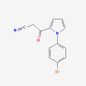 3-(1-(4-Bromophenyl)-1H-pyrrol-2-yl)-3-oxopropanenitrile