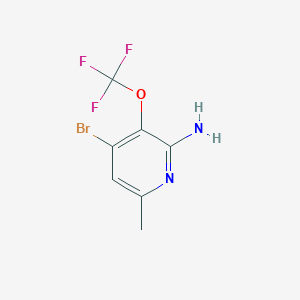 4-Bromo-6-methyl-3-(trifluoromethoxy)pyridin-2-amine