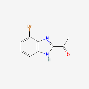 1-(4-Bromo-1H-benzo[d]imidazol-2-yl)ethanone