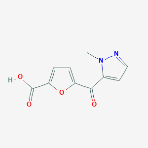 5-(1-Methyl-1H-pyrazole-5-carbonyl)furan-2-carboxylicacid