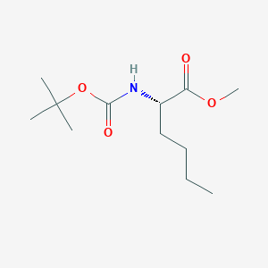 methyl (2S)-2-{[(tert-butoxy)carbonyl]amino}hexanoate