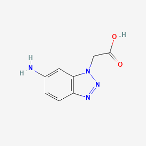 2-(6-Amino-1H-benzo[d][1,2,3]triazol-1-yl)acetic acid