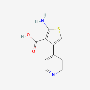 2-Amino-4-(pyridin-4-yl)thiophene-3-carboxylic acid