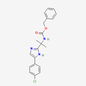 Benzyl (2-(4-(4-chlorophenyl)-1H-imidazol-2-YL)propan-2-YL)carbamate