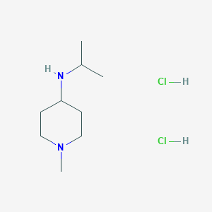 molecular formula C9H22Cl2N2 B15056663 N-Isopropyl-1-methylpiperidin-4-amine dihydrochloride 