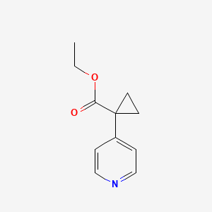 molecular formula C11H13NO2 B1505667 Ethyl 1-(pyridin-4-yl)cyclopropanecarboxylate CAS No. 858035-95-7