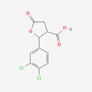 2-(3,4-Dichlorophenyl)-5-oxotetrahydrofuran-3-carboxylic acid