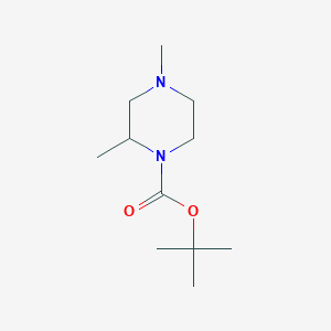 molecular formula C11H22N2O2 B15056717 tert-Butyl 2,4-dimethylpiperazine-1-carboxylate 