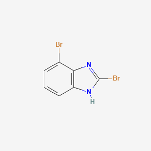 molecular formula C7H4Br2N2 B15056783 2,4-Dibromo-1H-benzo[d]imidazole 