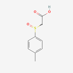 molecular formula C9H10O3S B1505679 (R)-(+)-p-Tolylsulfinyl acetic Acid 