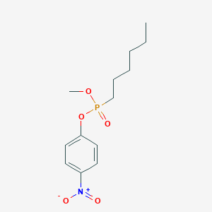 molecular formula C13H20NO5P B1505687 Methyl 4-nitrophenyl hexylphosphonate CAS No. 259827-72-0
