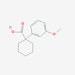 molecular formula C14H18O3 B1505691 1-(3-Methoxyphenyl)cyclohexanecarboxylic acid 