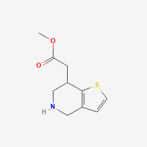 Methyl 2-(4,5,6,7-tetrahydrothieno[3,2-c]pyridin-7-yl)acetate