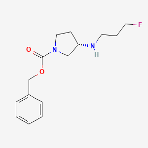 (S)-Benzyl 3-((3-fluoropropyl)amino)pyrrolidine-1-carboxylate