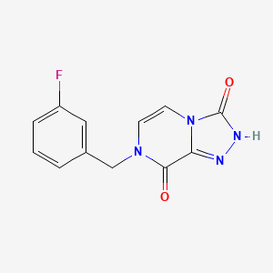 7-(3-Fluorobenzyl)-[1,2,4]triazolo[4,3-a]pyrazine-3,8(2H,7H)-dione