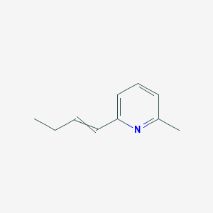 molecular formula C10H13N B1505694 6-(1-Butenyl)-2-picoline 
