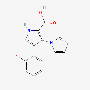 4'-(2-Fluorophenyl)-1'H-[1,3'-bipyrrole]-2'-carboxylic acid