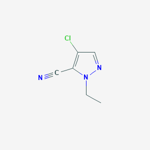 4-Chloro-1-ethyl-1H-pyrazole-5-carbonitrile