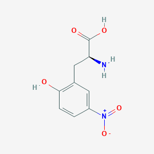 molecular formula C9H10N2O5 B1505698 2-Hydroxy-5-nitro-phenylalanine CAS No. 62080-85-7