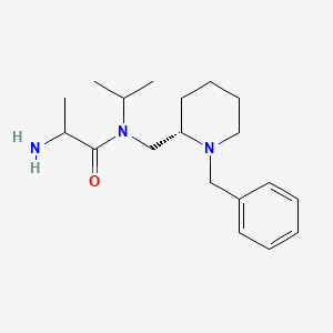 molecular formula C19H31N3O B15056982 2-amino-N-[[(2S)-1-benzylpiperidin-2-yl]methyl]-N-propan-2-ylpropanamide 