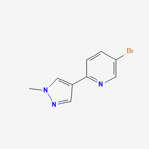 5-Bromo-2-(1-methyl-1H-pyrazol-4-yl)pyridine