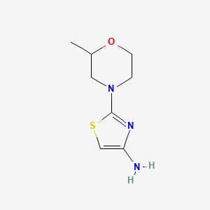 molecular formula C8H13N3OS B15057092 2-(2-Methylmorpholino)thiazol-4-amine 