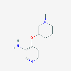 4-((1-Methylpiperidin-3-yl)oxy)pyridin-3-amine