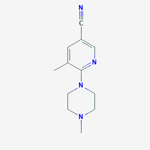 5-Methyl-6-(4-methylpiperazin-1-yl)nicotinonitrile