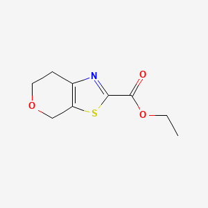 molecular formula C9H11NO3S B1505724 ethyl 6,7-dihydro-4H-pyrano[4,3-d][1,3]thiazole-2-carboxylate CAS No. 1141669-67-1